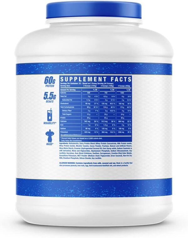 Ronnie Coleman Signature Series King Mass XL, Vanilla Ice Cream, 2.75kg - Image 2