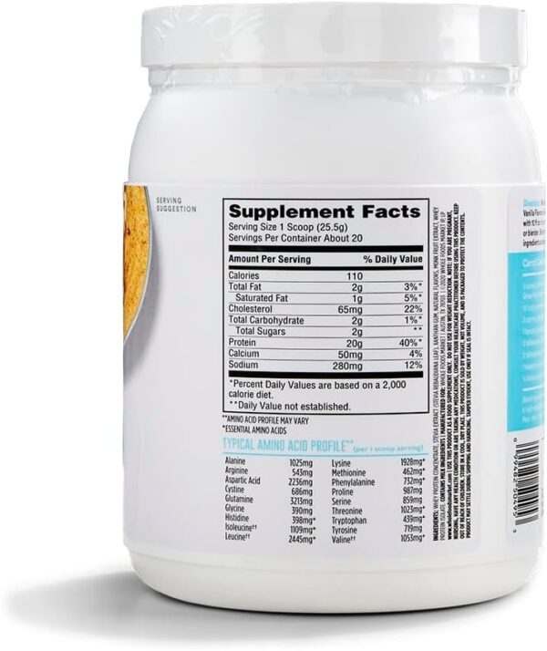 365 by Whole Foods Market, Vanilla Grass Fed Whey Protein, 18 Ounce - Image 2