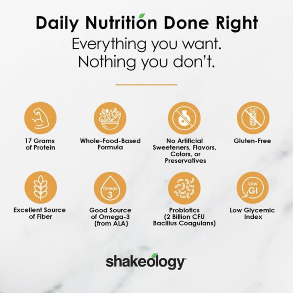 shakeology Whey Protein Powder Blend - Gluten Free, Superfood Protein Shake with Vitamins and Minerals - Helps Support Healthy Weight Loss, Lean Muscle Support, Gut Health - Chocolate, 30 Servings - Image 5