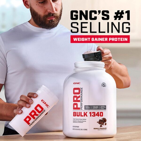 GNC Pro Performance Bulk 1340 - Cookies and Cream, 9 Servings, Supports Muscle Energy, Recovery and Growth - Image 3