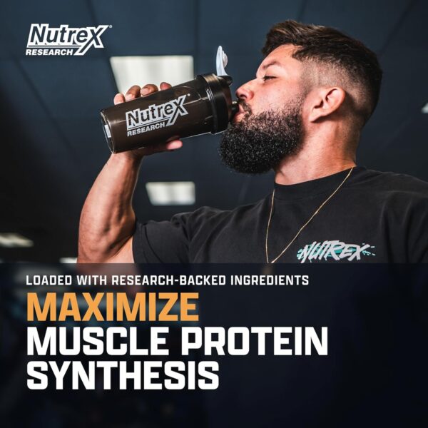 Nutrex Research EAA Hydration | EAAs + BCAA Powder | Muscle Recovery, Strength, Muscle Building, Endurance | 8G Essential Amino Acids + Electrolytes | 30 Servings It's Mango Time - Image 2