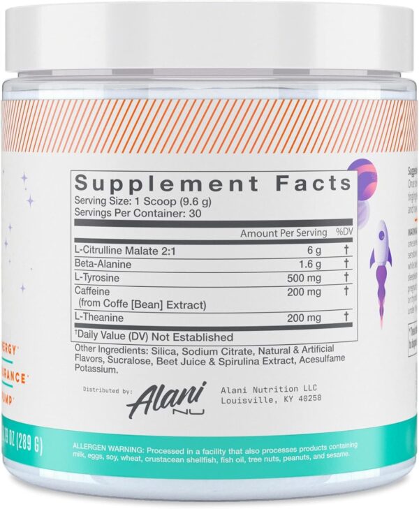 Alani Nu Pre-Workout - Galaxy Lemonade (30 Servings) - Image 2