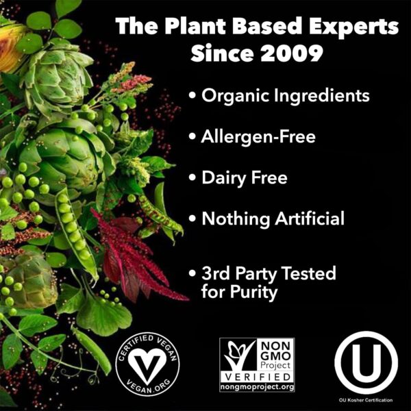 PlantFusion Complete Vegan Protein Powder - Plant Based Protein Powder With BCAAs, Digestive Enzymes and Pea Protein - Keto, Gluten Free, Soy Free, Non-Dairy, No Sugar, Non-GMO - Vanilla Bean 2 lb - Image 3