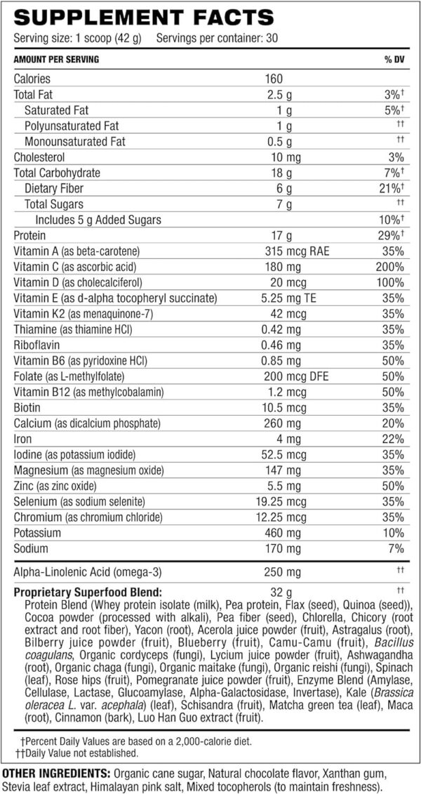 shakeology Whey Protein Powder Blend - Gluten Free, Superfood Protein Shake with Vitamins and Minerals - Helps Support Healthy Weight Loss, Lean Muscle Support, Gut Health - Chocolate, 30 Servings - Image 2