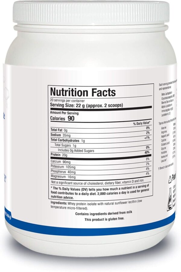 Biotics Research Corporation - Whey Protein Isolate 16 oz Vanilla - Image 3