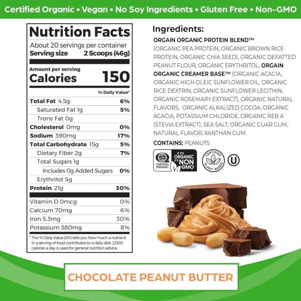 REDCON1 MRE Protein Powder, Fudge Brownie - Meal Replacement Protein Blend Made with MCT Oil & Whole Foods - Protein with Natural Ingredients to Aid in Muscle Recovery (25 Servings) - Image 2